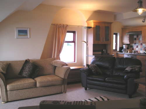 Lemnalary lounge and dining area with fantastic sea views  